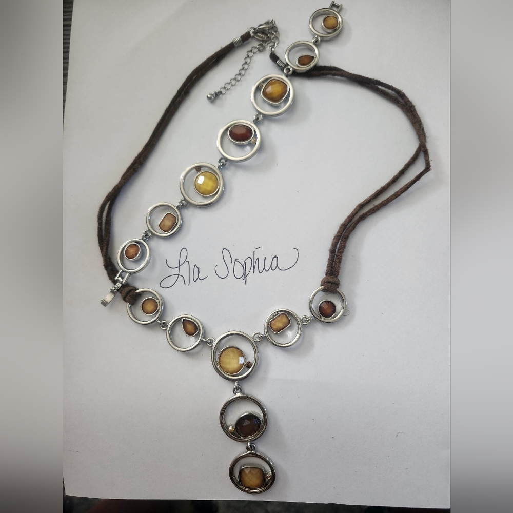 LIA SOPHIA Bracelet and Necklace Set
